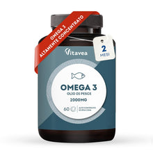 Carica l'immagine nel visualizzatore di Gallery, Omega 3-2000 mg - 1000mg EPA 500mg DHA - Senza Retrogusto - 2 Mesi