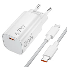 Carica l'immagine nel visualizzatore di Gallery, 67W Caricatore Rapido USB C per Redmi Note 15 14 13 12 11 Pro, GaN Tech Caricatore Turbo Applicare Xiaomi 15T 14T 13, 12
