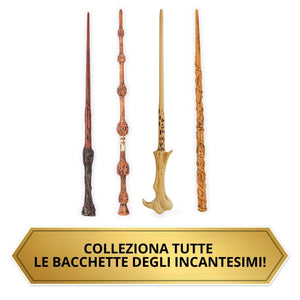 Wizarding World, Bacchetta degli Incantesimi di Harry Potter, 30.5 cm, Include Carta Incantesimo da Collezione. Giocattoli per Bambini e Bambine, 6+ Anni