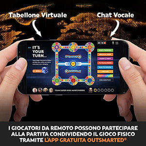 OUTSMARTED! Il gioco da tavolo con quiz per famiglie dal vivo | Età 8+ | Per 2 a 24 giocatori (Outsmarted edizione 2024)