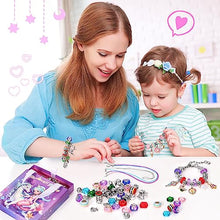 Carica l'immagine nel visualizzatore di Gallery, Tomylv Kit per Braccialetti Bambina, Regalo Bambina Kit Braccialetti Bambina di Creazione di Gioielli Bambina 5-12 Anni Idee Regali per Natale, compleanno, Pasqua, San Valentino