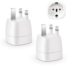 Carica l'immagine nel visualizzatore di Gallery, Adattatore Presa Inglese - Vutizal 2 pezzi Adattatore Universale da Viaggio - 3250W Adattatore UK per Regno Unito, Irlan