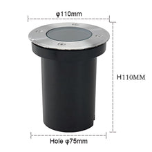 Carica l'immagine nel visualizzatore di Gallery, Voltix Faretto a LED Segnapasso Calpestabile da Esterno IP65, da Incasso a Terra per Viali, Sentieri e Giardino, Luce Ca