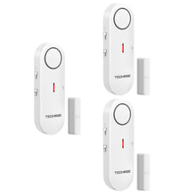 Carica l'immagine nel visualizzatore di Gallery, TechRise Allarme Casa Senza Fili Allarme Antifurto Sensore Allarme Porta, 3 Impostazioni Volume Antifurto Casa Con Campa