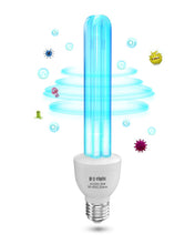 Carica l'immagine nel visualizzatore di Gallery, DoRight Lampada UV Ozono E27 25W Lampada Germicida Raggi UVC 254nm con Tubo al Quarzo Brine Ozono Contro Batteri Virus e