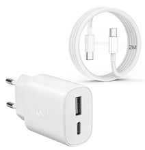 Carica l'immagine nel visualizzatore di Gallery, Caricabatteria USB C 25W, adaptatore di alimentatore per rapida per Lenovo ldea Tab Pro/ M11 Tablet, iPad Alr 11"/13" mi