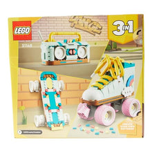 Carica l&#39;immagine nel visualizzatore di Gallery, LEGO Creator 3 in 1 Pattino a Rotelle Retrò Trasformabile in Mini Skateboard o Radio Giocattolo Boom Box, Giochi per Bambine, Bambini, Ragazze e Ragazzi da 8 Anni, Idea Regalo di Compleanno 31148