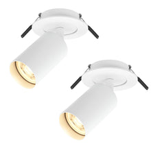 Carica l'immagine nel visualizzatore di Gallery, Faretti da Soffitto Orientabili, GU10 Faretti LED da Soffitto Bianco, Moderna Plafoniera Lampade da soffitto, Faretto LE