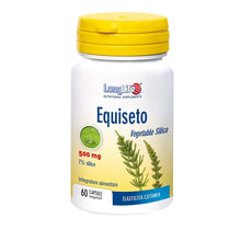 Carica l'immagine nel visualizzatore di Gallery, LongLife® Equiseto 500mg | Integratore titolato al 7% in silice | Benessere di unghie e capelli | Drenaggio dei liquidi 