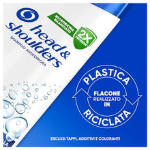 Carica l'immagine nel visualizzatore di Gallery, Head &amp; Shoulders Shampoo Antiforfora Menthol Fresh 6X250ml Uso Quotidiano. Fino al 100% Protezione dalla Forfora. Clinicamente Testato. Tutti i Tipi di Cute e Capelli. Sensazione di Freschezza