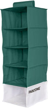 Carica l'immagine nel visualizzatore di Gallery, PANTONE - Organizer Armadio Salvaspazio da Appendere 5 Scomparti Abiti e Accessori, Organizzatore Armadio Verticale Pieghevole, Divisori per Armadio Interno Portaoggetti e Vestiti 84x30x30 cm