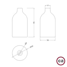 Carica l'immagine nel visualizzatore di Gallery, creative cables Kit Portalampada E27 in legno naturale (diametro 50 mm, altezza 95 mm, foro superiore 7 mm) – Portalampa
