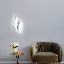 Carica l'immagine nel visualizzatore di Gallery, Goeco Applique LED da Parete Interno 12W 1350LM 6500K 30CM, Bianco