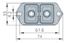 Carica l'immagine nel visualizzatore di Gallery, Interruttore di sicurezza a riarmo automatico KEDU KJD17B 230V IP55