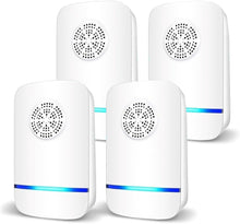 Carica l'immagine nel visualizzatore di Gallery, KedBrok 4 Pack Antizanzare Ultrasuoni, Repellente ad Ultrasuoni Anti Zanzare Dispositivi Antizanzare Insetti Ragni Topi Mosche Parassiti Ratti Scarafaggi Formiche