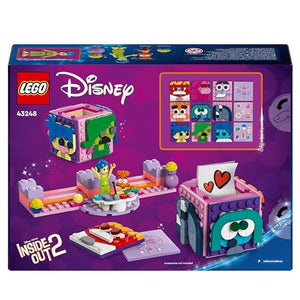 LEGO Disney Mood Cube di Inside Out 2 dal Film d'Animazione Pixar, Giochi di Fantasia per Bambini da 9 Anni, Giocattolo Antistress da Costruire per Condividere le Emozioni come Gioia o Ansia 43248