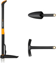 Carica l'immagine nel visualizzatore di Gallery, Fiskars Set di Attrezzi da Giardino, 3 pezzi, Sarchiatore Xact