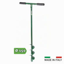Carica l'immagine nel visualizzatore di Gallery, Ribimex Trivella Manuale per Terreno Ø 15 cm con Manico Ergonomico