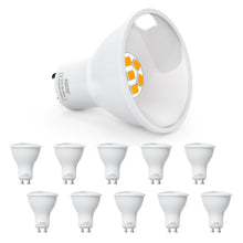 Carica l'immagine nel visualizzatore di Gallery, AGOTD Lampadine GU10 LED, 5W 850 Lumen 3000K Bianco Caldo Lampadina LED, LED GU10 equivalenti a lampade alogene 35W 50W,