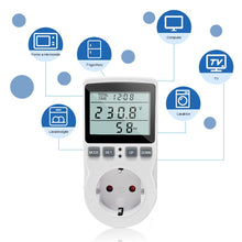 Carica l'immagine nel visualizzatore di Gallery, KETOTEK Misuratore Consumo Elettrico, Contatore Energia Elettrica 11 Modalità di Monitoraggio 3680W, Misuratore di Poten