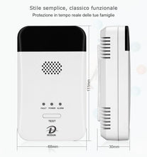 Carica l'immagine nel visualizzatore di Gallery, D MODUN - Rilevatore di Gas, Gas naturale|GPL|Rilevatore di perdite gas carbone, Rilevatore gas con plug-in con allarme 