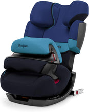 Carica l'immagine nel visualizzatore di Gallery, CYBEX Silver Seggiolino auto per bambini 2 in 1 Pallas-Fix, per auto con e senza ISOFIX, gruppo 1/2/3 (9-36 kg), da circa 9 mesi a circa 12 anni, blu luna blu marino