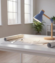 Carica l'immagine nel visualizzatore di Gallery, BEL AIR HOME - Lampada da scrivania TEACHER - metallo e legno - 1xE-27 - design moderno ed elegante - ideale per ufficio