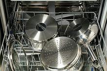 Carica l&#39;immagine nel visualizzatore di Gallery, Amazon Basics 11 Pezzi Set di Pentole a Induzione - Acciaio Inox, con Coperchi, Argento