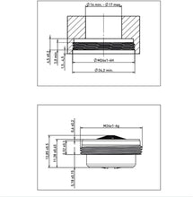 Carica l'immagine nel visualizzatore di Gallery, Aeratore Rompigetto Coin Slot 24x1 mm 3 Pezzi, per Rubinetti a Scomparsa - Rompigetto Filtro Filtrino