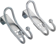 Carica l'immagine nel visualizzatore di Gallery, Wenko 22697100 gancio porta foro design set congelatore, Ganci appendiabiti, ganci da bagno, acciaio, argento, 6 x 3.2 x 9.5 cm