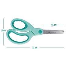 Carica l'immagine nel visualizzatore di Gallery, Westcott E-21586 00 Forbici bambini Kids Lefty Softgrip per mancini, 13 cm, punte arrotondate, turchese