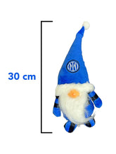 Carica l&#39;immagine nel visualizzatore di Gallery, Inter | Gnomo Natale Arredo | 30 Cm | Nero/Azzurro| Prodotto Ufficiale