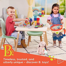 Carica l'immagine nel visualizzatore di Gallery, B. LucKeys - 4 Chiavi Auto Giocattolo strutturate per Neonati e Bambini - Blu - Torcia elettrica e 3 Suoni Auto - Non tossico - Giocattoli interattivi per dentizione - 10 Mesi +