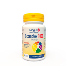 Carica l'immagine nel visualizzatore di Gallery, LongLife® D complex 1000 | Integratore vitamina D3 e vitamina K2 naturale | Alto dosaggio | Benessere delle ossa | Difes