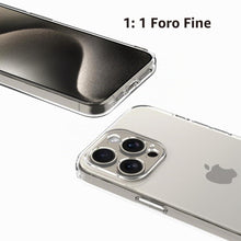 Carica l'immagine nel visualizzatore di Gallery, CAPTOR Cover Trasparente per iPhone 15 Pro Max, Custodia TPU in Silicone Morbida e Sottile, Alta Qualità con Bordo Rialz