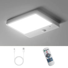Carica l'immagine nel visualizzatore di Gallery, Lampada a Batteria Senza Corrente, Ricaricabile Plafoniera LED Soffitto con Sensore di Movimento, Luci Senza Filo per Ba