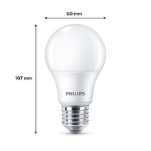 Carica l'immagine nel visualizzatore di Gallery, PHILIPS LED E27, confezione da 2 lampadine, equivalente a 40 W, lampadine LED smerigliate, Plastica, Luce Bianca Calda 2
