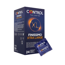 Carica l'immagine nel visualizzatore di Gallery, Control Finissimo XL Preservativi Super Sottili 0.048-0.060 mm Extra Large in Lattice Naturale - 24 Profilattici