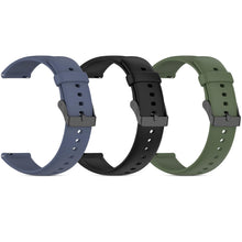 Carica l'immagine nel visualizzatore di Gallery, 3 Pezzi Cinturini in Silicone Compatibile con Amazfit Bip 5 / Bip 6 Cinturino, 22MM Braccialetto di Ricambio Impermeabil