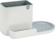 Carica l'immagine nel visualizzatore di Gallery, Amazon Basics Organizer per lavello da cucina/portaspugne, Grande, Bianco