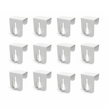 Carica l'immagine nel visualizzatore di Gallery, 12 Pezzi Ganci Decorativi per Finestre Bianco, Ganci per Finestre da Appendere, per Fino a 20mm di Spessore, Senza Incol