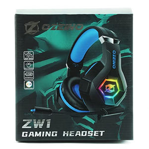 Ozeino Cuffie Gaming per Ps4 Ps5 PC Xboxone, Cuffie con Microfono Cancellazione del Rumore, 3D Surround Sound, Cuffie Comfort con LED RGB