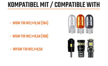 Carica l'immagine nel visualizzatore di Gallery, L&amp;P B553 10 pezzi T10 W5W W2,1X9,5D portalampada in gomma portalampada per lampadine a incandescenza