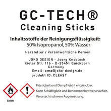 Carica l&#39;immagine nel visualizzatore di Gallery, GC-TECH Bastoncini per la pulizia compatibile per IQOS Holder 2.4 3 Duo e penne di pulizia Multi 2x30 pezzi Penne di pulizia con alcool