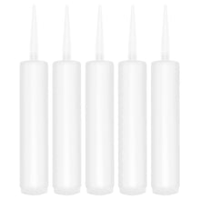 Carica l'immagine nel visualizzatore di Gallery, QWORK® Tubo sigillante vuoto, 5 pezzi 300 ml, cartuccia bianca, set di strumenti sigillanti, riutilizzabile