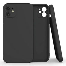 Carica l'immagine nel visualizzatore di Gallery, Mixroom - Cover Custodia Case per iPhone 12 Mini Protezione Copre Fotocamera in Silicone TPU Opaco con Bordi Piatti Colo