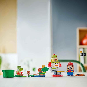 LEGO Super Mario Avventure Mario Interattivo, Giocattolo con i Personaggi Nintendo di Bowser Jr., Goomba e Yoshi, Giochi da Collezione per Bambini e Bambine da 6 Anni, Idea Regalo 71439