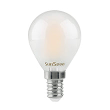 Carica l'immagine nel visualizzatore di Gallery, SUNSEED 10x Lampadina E14 Filamento LED Satinata 4W Sfera G45 470 Lm Luce Naturale 4000K, 40W Equivalente