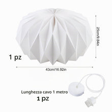 Carica l'immagine nel visualizzatore di Gallery, Paralume Lampadario con E27 Portalampada da Soffitto