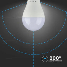 Carica l'immagine nel visualizzatore di Gallery, V-TAC Lampadina LED con Attacco E27 10,5W (Equivalenti a 75W) A60-1055 Lumen - Lampadina LED Massima Efficienza e Rispar